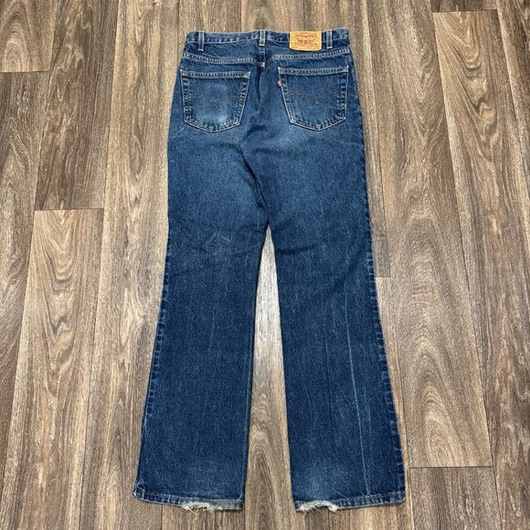 Vintage Levis 517 Jeans Men's 34x34 Blue Boot Cut Made in USA Denim Cowboy 2000 - Picture 2 of 11